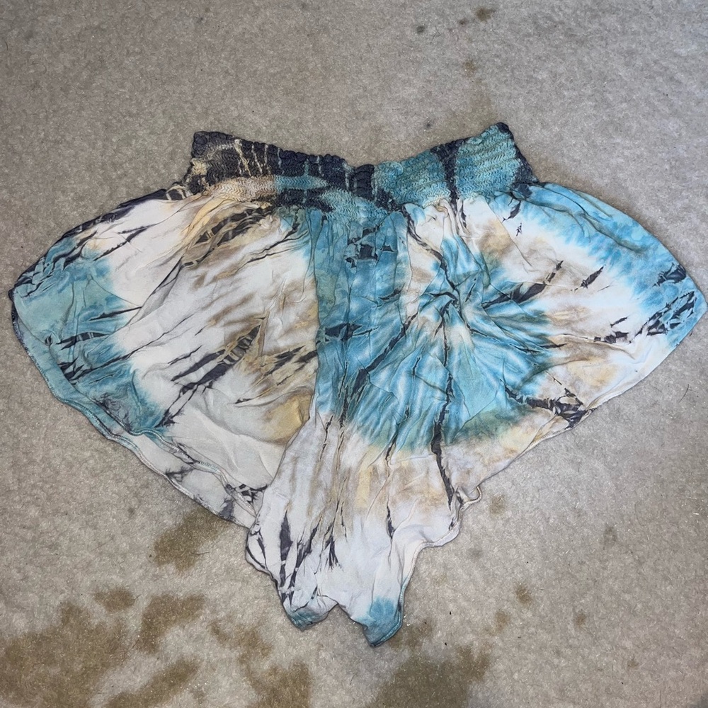 Blue Life Tie-Dye Shorts
